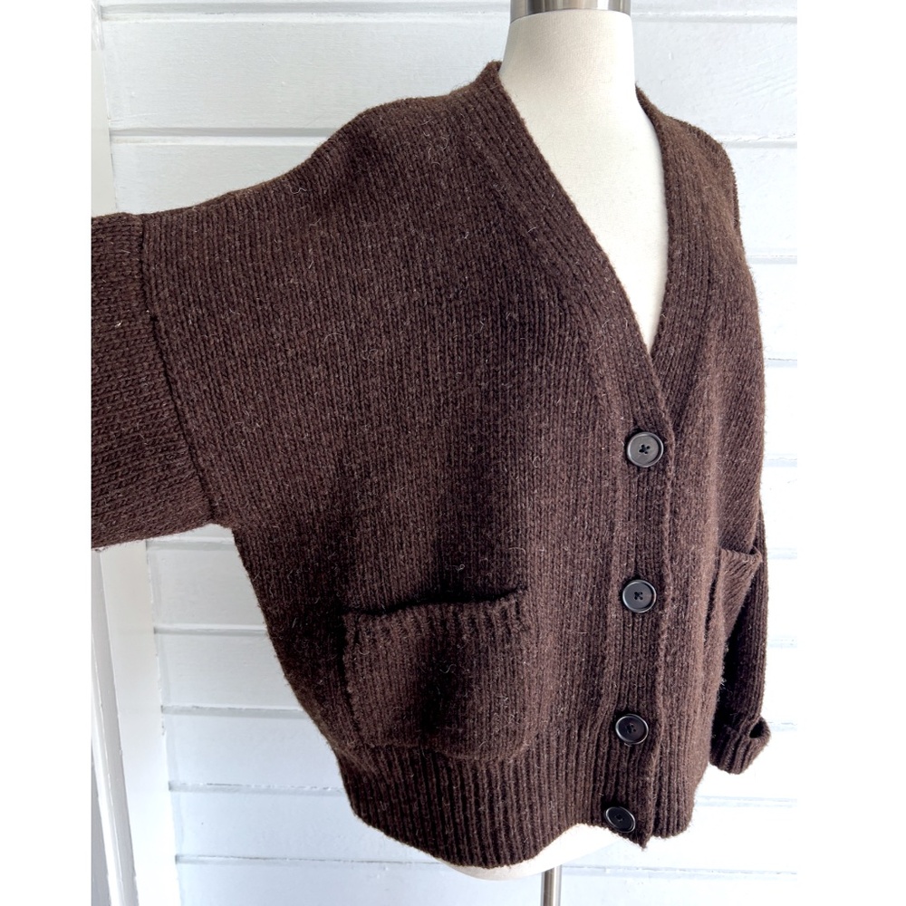 Babaa Dark Brown Women's Cardigan - Picture 6 of 12